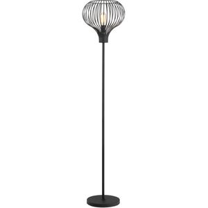 Freelight Aglio vloerlamp, hoogte 180 cm, zwart, metaal