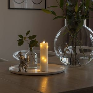 Konstsmide Christmas LED waskaars crème lichtkleur amber 17,8 cm