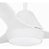 Polaris - LED Plafondventilator - Drie Bladen - Kunststof - Inclusief Afstandsbediening