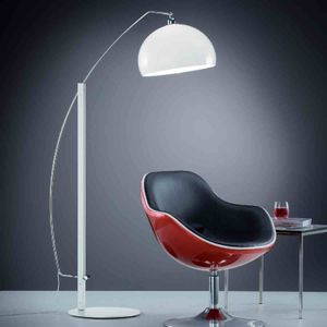 Helestra Doro vloerlamp met acrylkap, wit