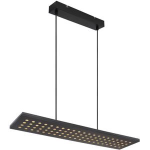 Globo LED hanglamp Dolores, mat zwart/zwart
