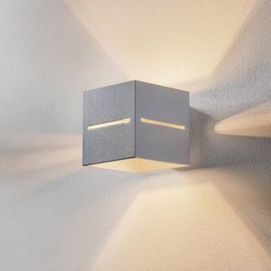 SOLLUX LIGHTING Wandlamp Top up/down, grijs lichaam