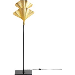 KAREN Gingko Due vloerlamp met gouden bladeren