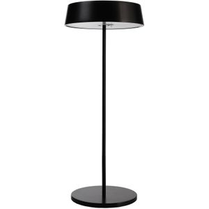 Deko-Light LED tafellamp Miram met accu, dimbaar, zwart
