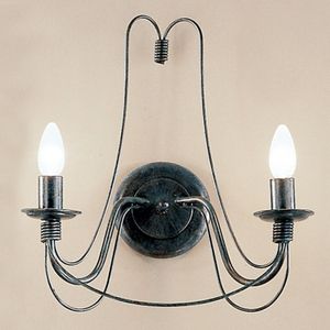 ORION 2-lichts wandlamp CLARA in landhuisstijl
