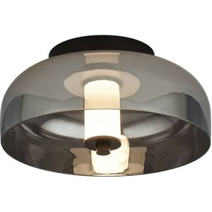 Searchlight LED plafondlamp Frisbee met glazen kap