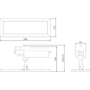 Deko-Light TRACK LIGHT LED paneel, wit, 3-fase, 3.000 K, aan/uit