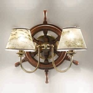 Cremasco Interessant vormgegeven wandlamp Porto 2-lichts