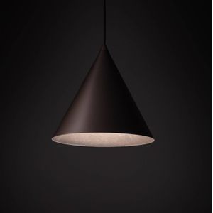 TK Lighting Hanglamp CONO, 1-lamp, Ø 25 cm, bronskleurig