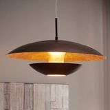 EGLO Bruin-goud gelakte Nuvano hanglamp