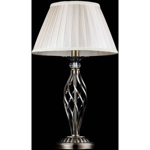 Maytoni Grace tafellamp 1-lamp messing/beige