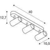 Noblo® - Plafondspot - Wit - Aluminium - Dimbaar - 3-Lamps