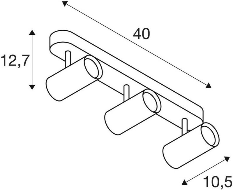 Noblo® - Plafondspot - Wit - Aluminium - Dimbaar - 3-Lamps