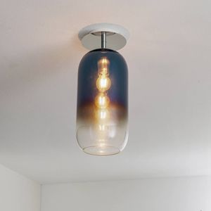 Artemide Gople plafondlamp blauw/zilver