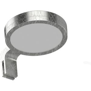 Lightme LED spiegellamp Aqua ON-Top bladzilver