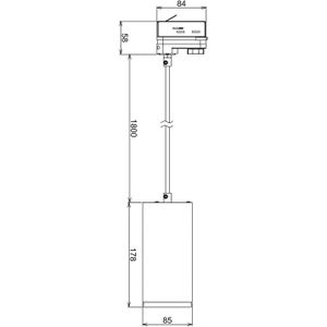 Deko-Light LED hanglamp Phase 20W zwart