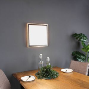 Eco-Light LED plafondlamp Solstar hoekig 33,5 x 33,5 cm