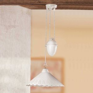 Ceramiche Hanglamp Pizzo met koord, 1-lamps, 40 cm