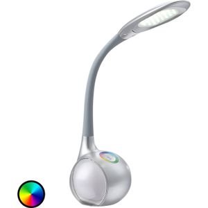 Globo Zilveren LED-tafellamp Paula