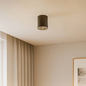 Nowodvorski Lighting Plafondspot set, verstelbaar, zwart, binnenkant zilver