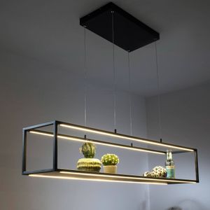 Hanglamp Contura - Zwart - 105cm - Incl. Dimmer