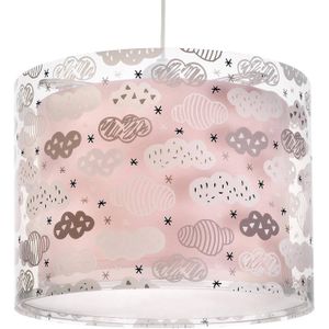 Dalber Hanglamp wolken voor kinderkamer, roze