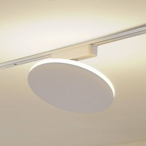 Lindby LED track light Lumaro, wit, aluminium, 48V, dimbaar