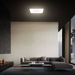 Briloner LED plafondlamp Free, 29 x 29 cm, zwart