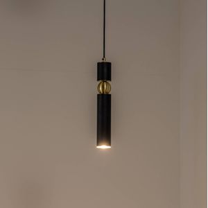 Jupiter Hanglamp Alas, zwart, metaal, afhanghoogte 135 cm, GU10