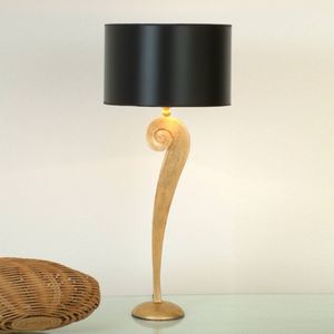 Holländer Fraaie tafellamp LORGOLIOSO goud-zwart