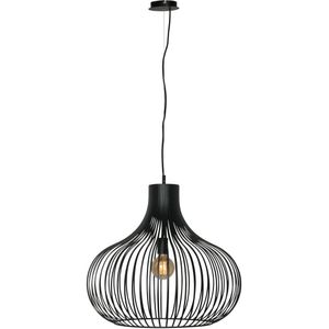 Freelight Aglio hanglamp, Ø 58 cm, zwart, metaal