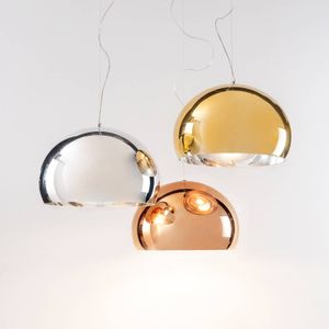 Kartell - FL/Y - Hanglamp - Messing / Goud - Dimbaar - Kunststof