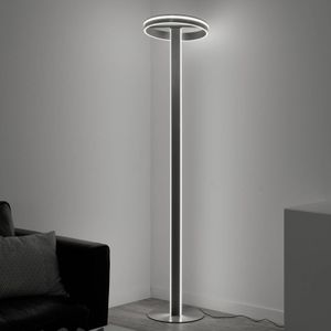 Q-Smart-Home Paul Neuhaus Q-Vito LED vloerlamp, recht met ring