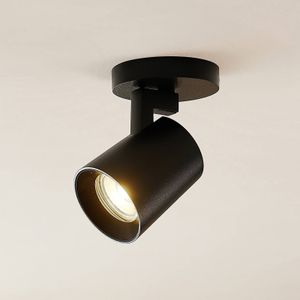 Arcchio Iavo spot, rond, 1-lamp, zwart