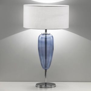 AILATI Tafellamp Show Ogiva 82 cm glaselement blauw