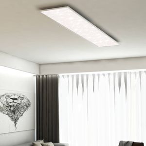 Briloner LED paneel Pallas, wit, dimbaar, CCT, 119,5x29,5cm