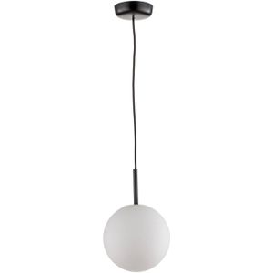 Menu TR Bulb LED slinger 1-lamp zwart/opaal mat