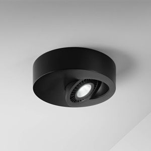 Egger Licht Egger Geo LED plafondlamp met LED spot, zwart