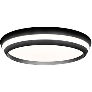 LUTEC LED plafondlamp Cepa RGBW CCT zwart Ø 45 cm