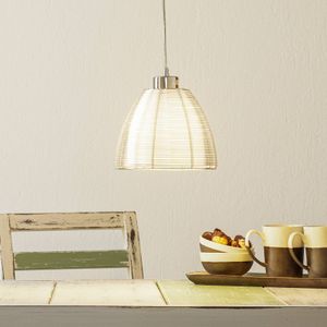 Brilliant Hanglamp Relax, 1-lamp 19cm chroom