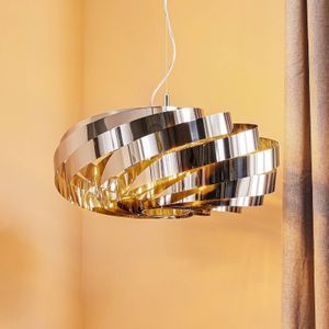 Domiluce Vento hanglamp, chroom-nikkelkleurig, Ø 60 cm, metaal