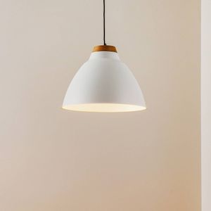 Luminex Skal hanglamp, wit