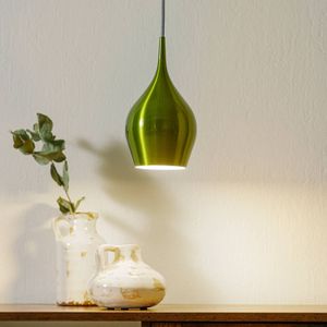 Searchlight Hanglamp Vibrant Ø 12cm, groen