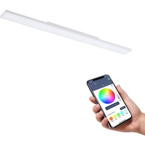 EGLO connect Turcona-Z LED plafondlamp 120x10cm