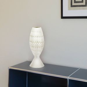 Tagwerk Fraktal tafellamp gemaakt van biomateriaal, zijde, 33 cm