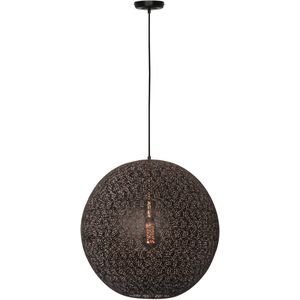 Freelight Hanglamp Oronero, Ø 50 cm, zwart/goud, metaal