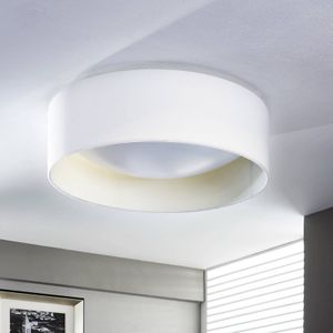 Lindby LED plafondlamp Franka, wit, 41,5 cm
