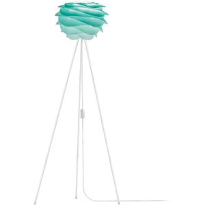 UMAGE Carmina Mini vloerlamp turquoise/tripod wit