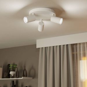 EGLO connect.z Telimbela-Z Smart Spot - GU10 - Ø 25 cm - Wit - Instelbaar RGB & wit licht - Dimbaar - Zigbee