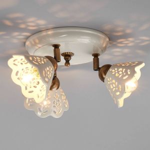 Ceramiche Betoverende plafondlamp PORTICO, 3-lichts